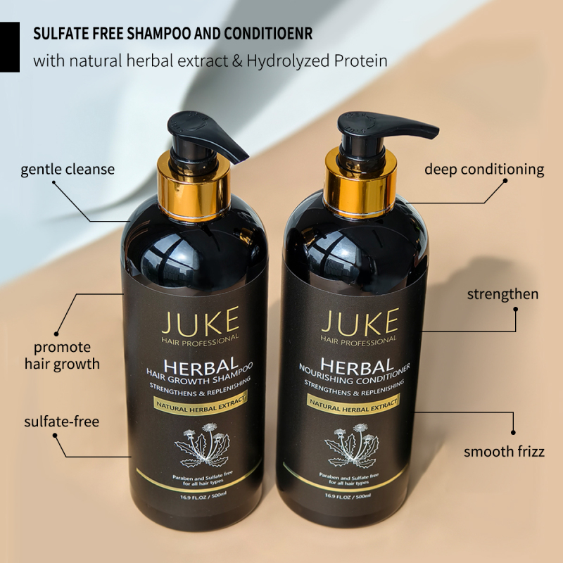 Natural Sulfate Free Herbal Strengthening Hair Care Set