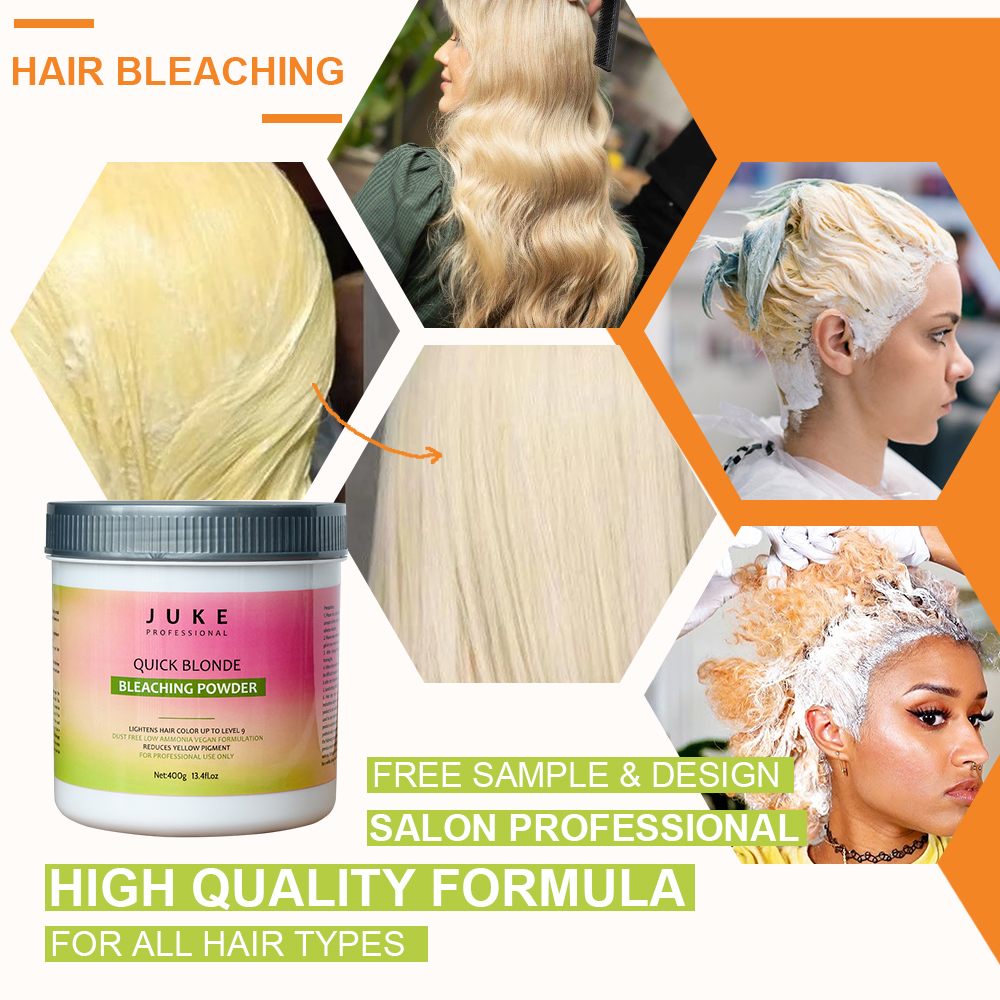 Professional Ammonia Free Fast Blonde Hair Bleaching Powder