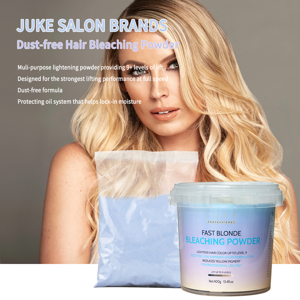 Non Irritating White Blue Hair Bleaching Lifting Powder