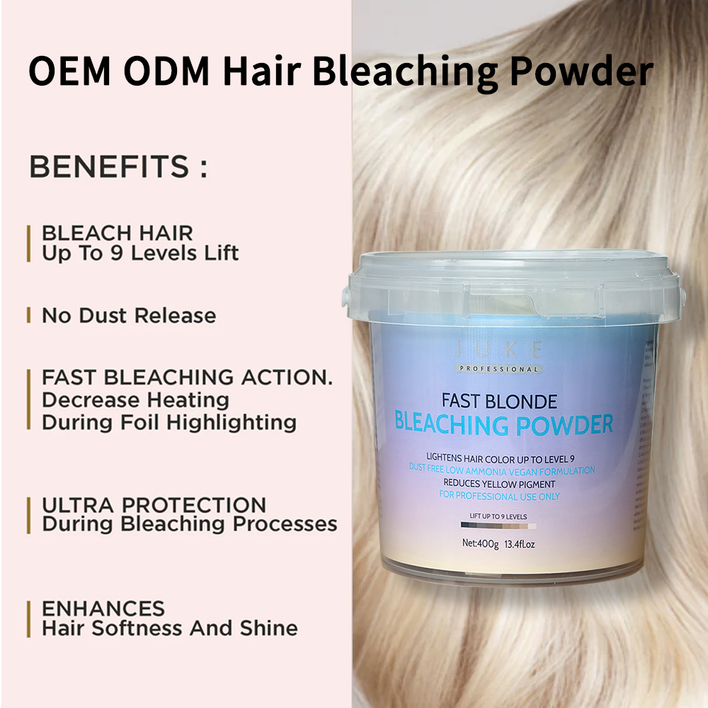 Non Irritating White Blue Hair Bleaching Lifting Powder