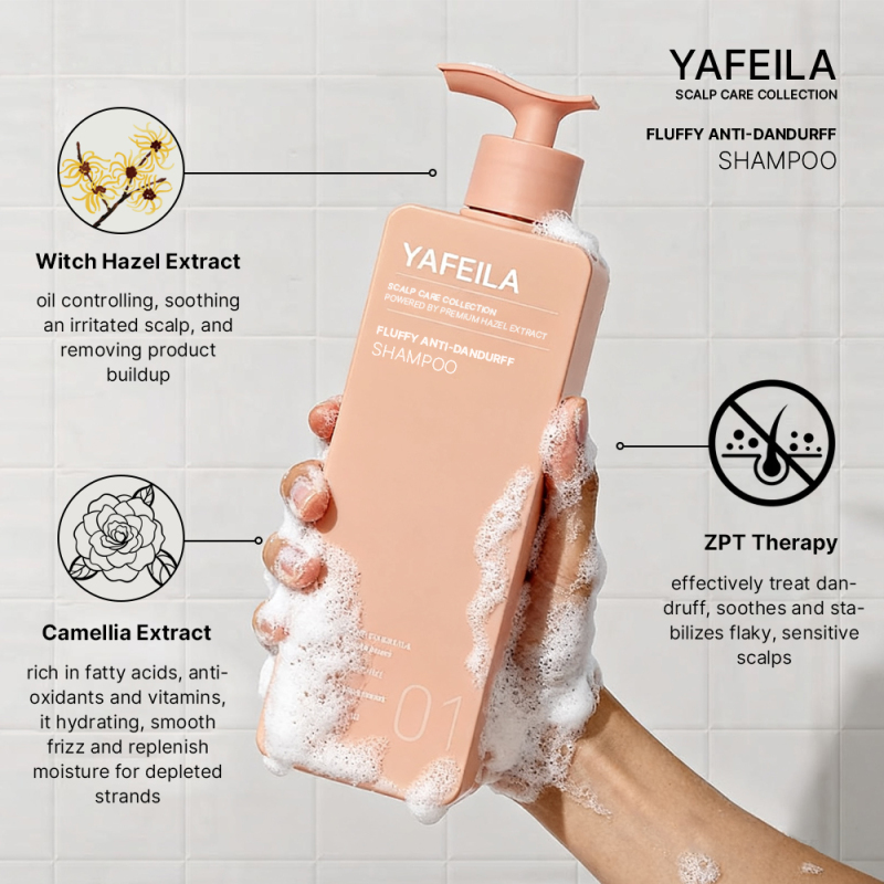 Hazel Scalp Care Fluffy Anti-Dandruff Shampoo