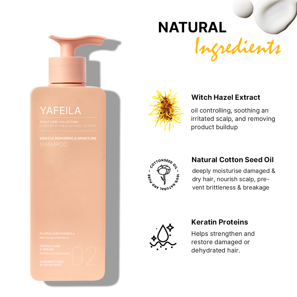 Hazel Scalp Care Gentle Repairing & Moisture Shampoo