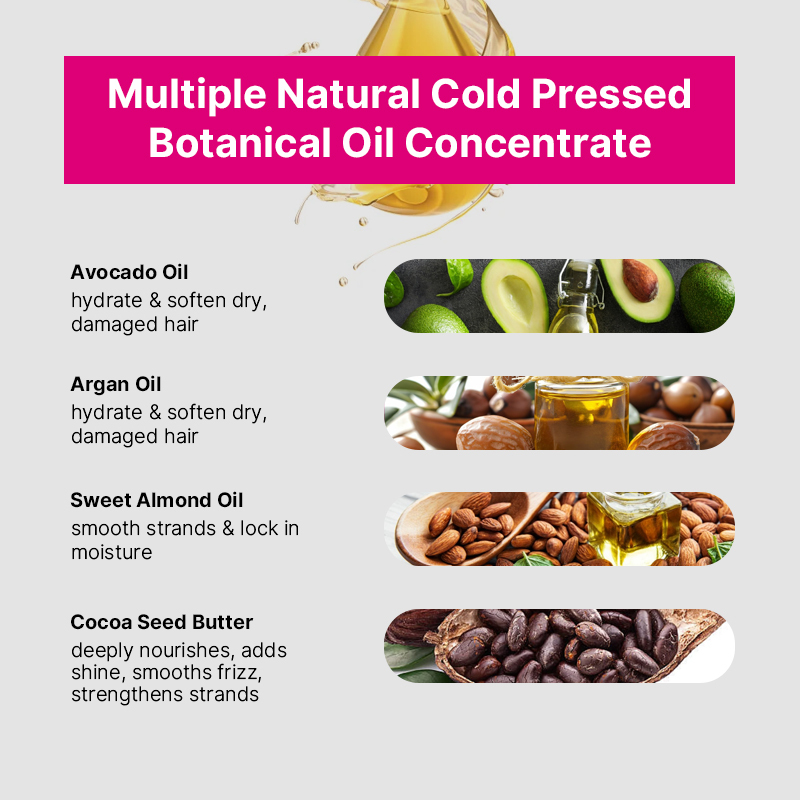 Boerfa Wholesale Vegan Small Molecular Peptides Bond Repair Hair Oil Serum