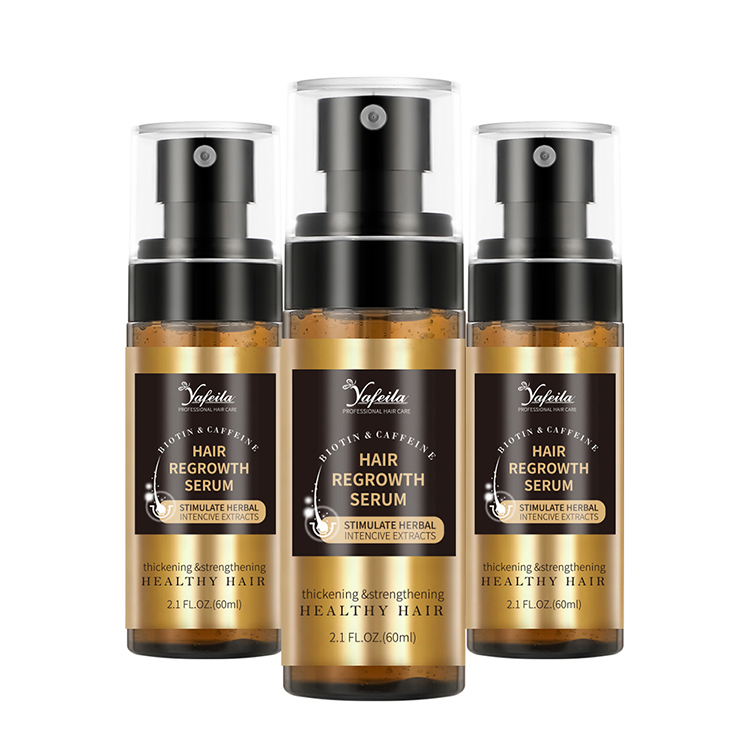 Minoxidil + Biotin Hair Growth Spray bottle (front view)