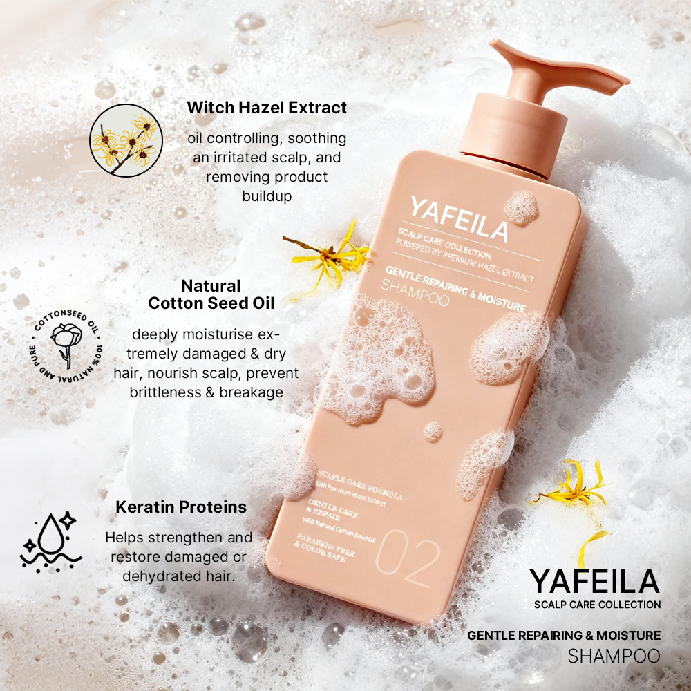 Yafeila Witch Hazel Scalp Soothing Shampoo and Conditioner Set