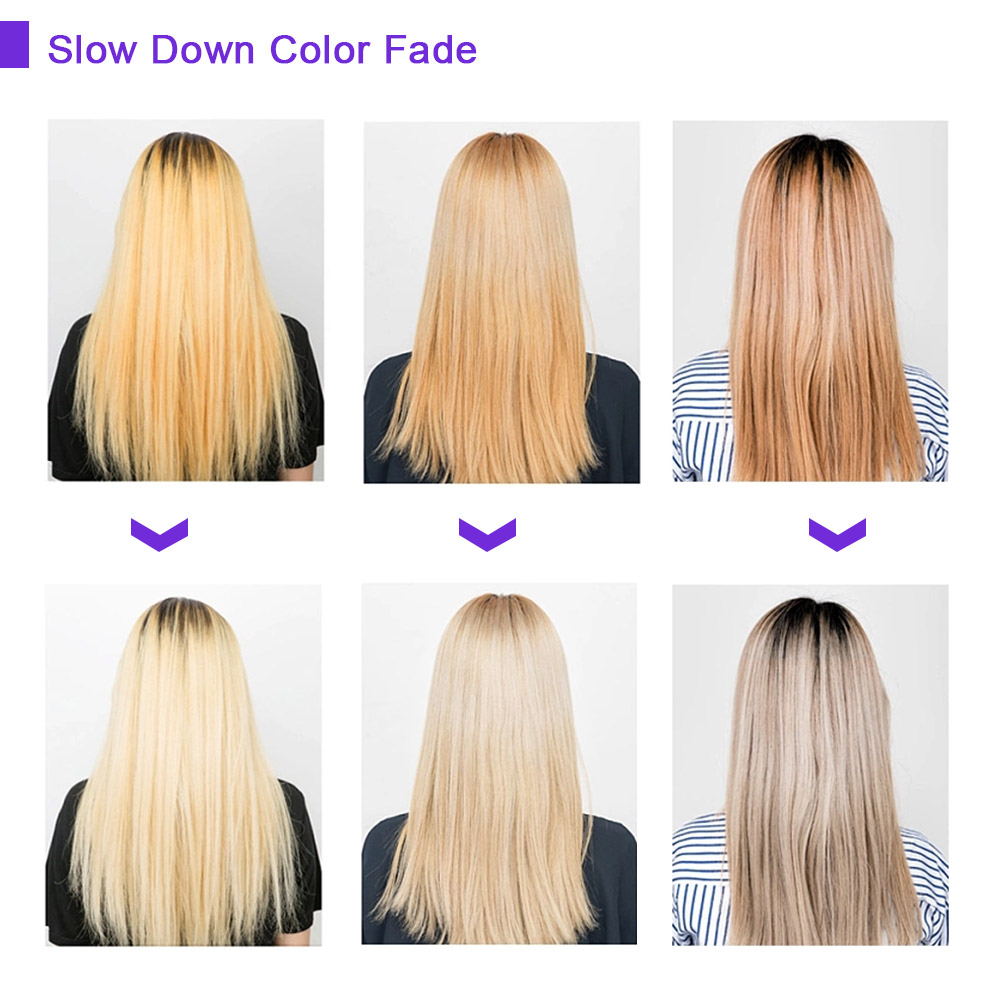 Nourishing Silver Shampoo and Conditioner Tone Correcting for Dry Lightened Gray Hair