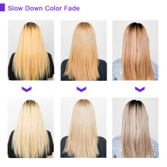 Nourishing Silver Shampoo and Conditioner Tone Correcting for Dry Lightened Gray Hair