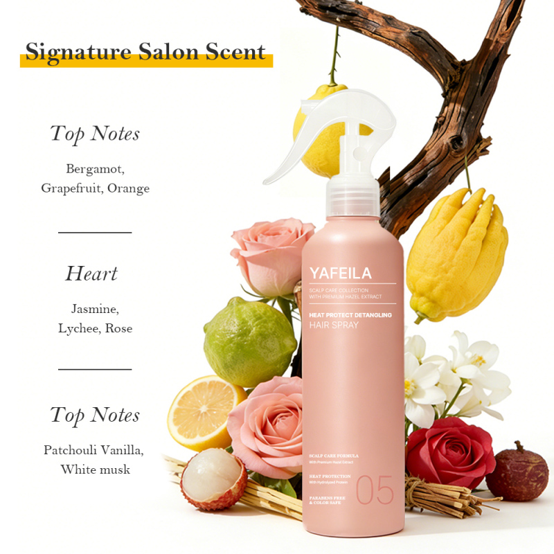 Witch Hazel Heat Protect Detangling Hair Spray