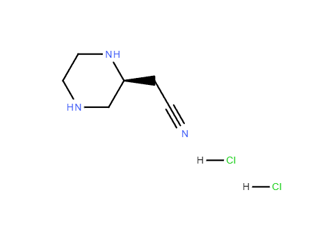 (S)-2-(Piperazin-2-yl-acetonitrile dihydrochloride CAS: 2158301-19-8