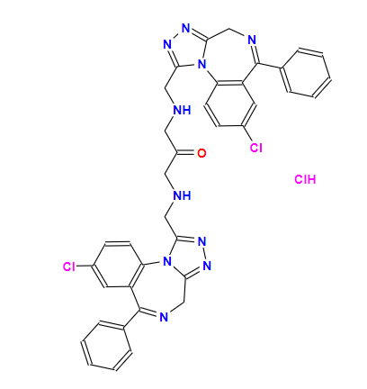 Alprazolam Aminomethyl Ketone Hydrochloride CAS: 69505-70-0