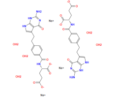 Pemetrexed disodium hemipentahydrate CAS: 357166-30-4