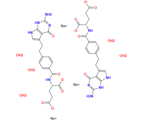 Pemetrexed disodium hemipentahydrate CAS: 357166-30-4