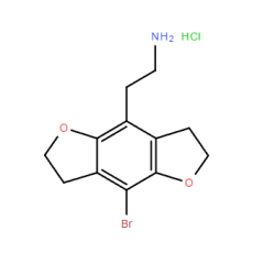 2C-B-fly hydrochloride HCL Desmethyl-8-bromo dragonfly CAS: 178557-21-6