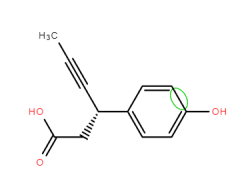 (3S)-3-(4-Hydroxyphenyl)-4-hexynoic acid CAS: 865233-35-8