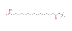 16-(Tert-butoxy)-16-oxohexadecanoic acid CAS: 843666-27-3