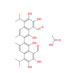 Gossypol acetic acid Bcl-2 inhibitor AT101 AT-101 CAS: 866541-93-7