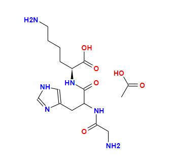 Gly-His-Lys acetate salt CAS: 72957-37-0