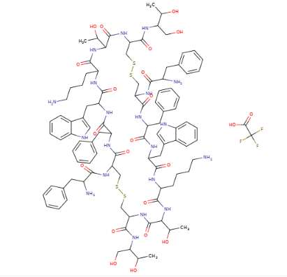 Octreotide trifluoroacetate salt Dimer Antiparallel CAS: 1926163-78-1