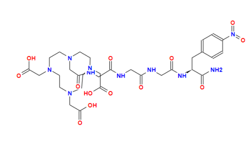 DOTA-glycyl-glycyl-glycyl-(4-nitrophenyl-alanine amide CAS: 149206-86-0