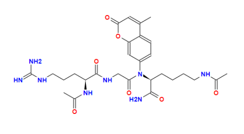 Ac-Arg-Gly-Lys Ac -AMC trifluoroacetate salt CAS: 660846-97-9