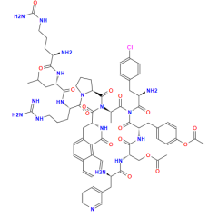 Cetrorelix acetate CAS: 130143-01-0