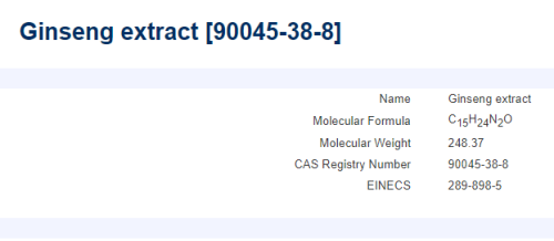 Ginseng extract CAS: 90045-38-8