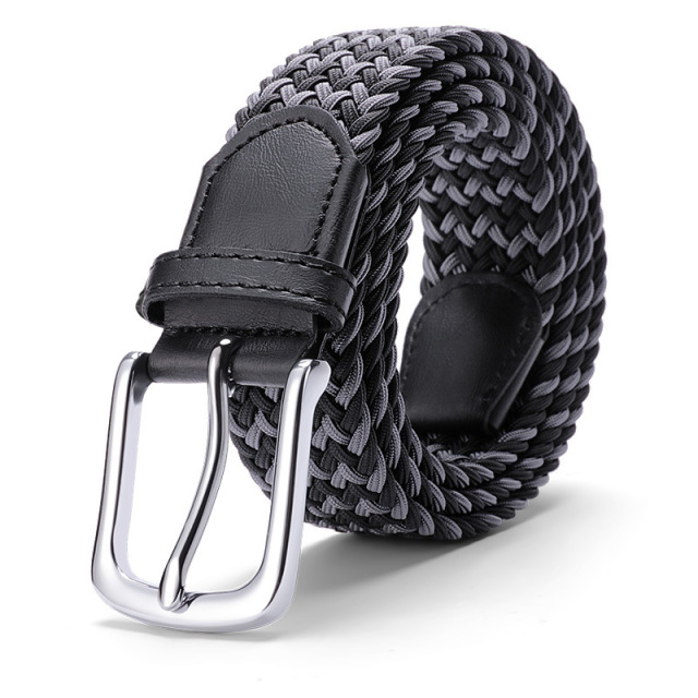 Factory Wholesale Multicolored Webbing Stretch Belt Golf Belts for Men