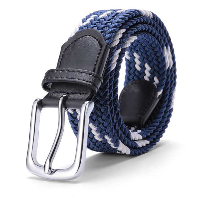 Factory Wholesale Multicolored Webbing Stretch Belt Golf Belts for Men