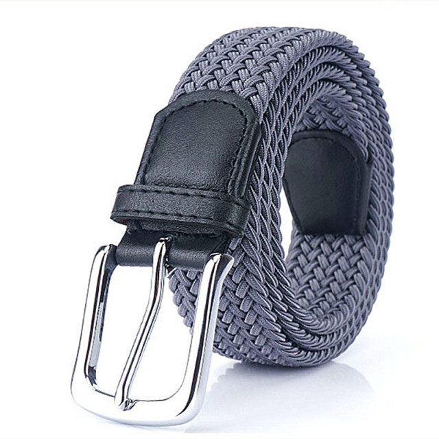 Factory Wholesale Multicolored Webbing Stretch Belt Golf Belts for Men