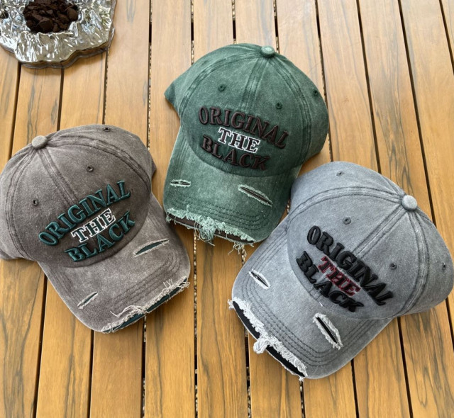 Fashionable Cool Embroidery Washed Denim Baseball Cap For Men - Outdoor Sun Hat