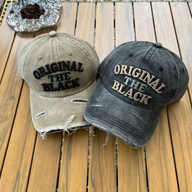 Fashionable Cool Embroidery Washed Denim Baseball Cap For Men - Outdoor Sun Hat