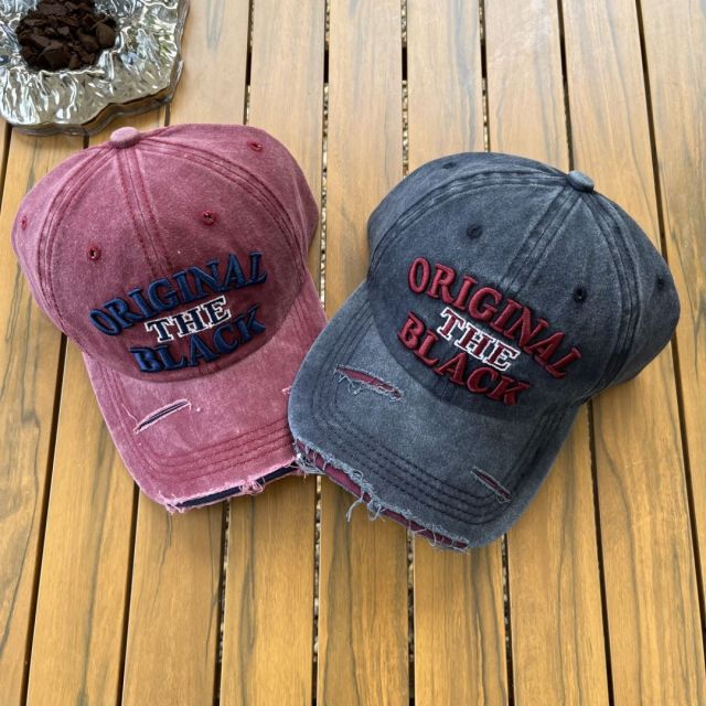 Fashionable Cool Embroidery Washed Denim Baseball Cap For Men - Outdoor Sun Hat