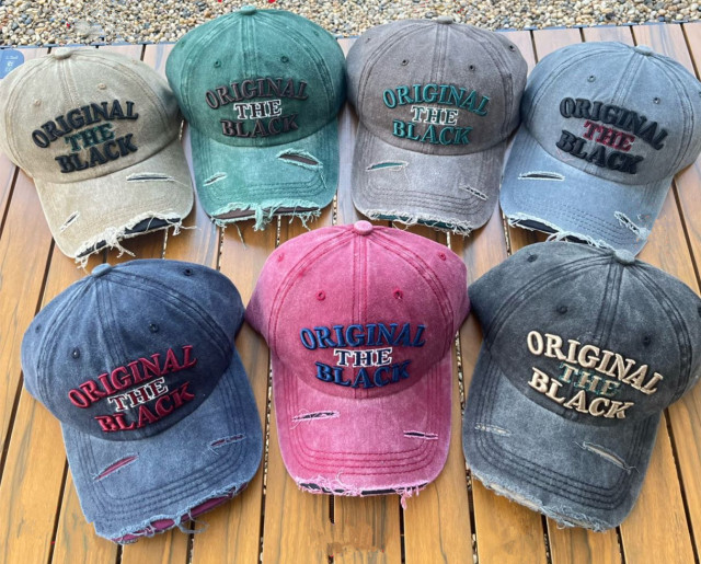 Fashionable Cool Embroidery Washed Denim Baseball Cap For Men - Outdoor Sun Hat