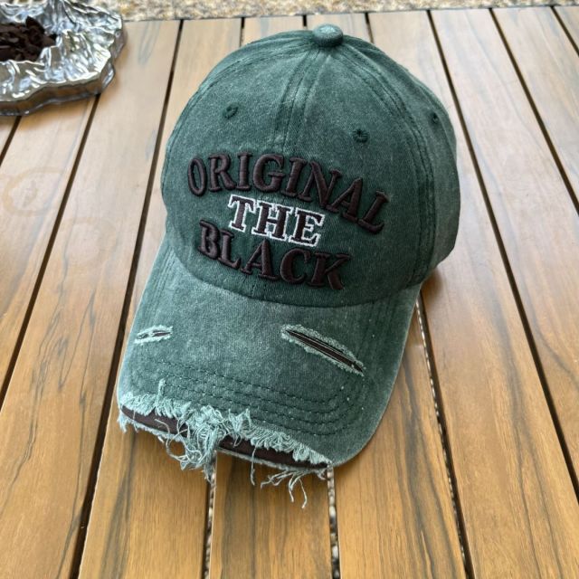 Fashionable Cool Embroidery Washed Denim Baseball Cap For Men - Outdoor Sun Hat