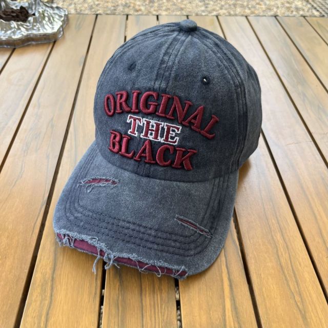 Fashionable Cool Embroidery Washed Denim Baseball Cap For Men - Outdoor Sun Hat