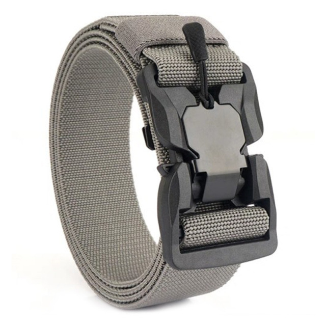 NEW STYLE Quick Release Magnetic Buckle Performance Stretch Belts - Nylon Elastic Webbing Belt For Men
