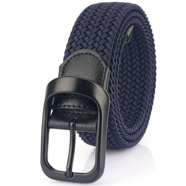 Premium Men's Braided Stretch Golf Belts - Comfortable Woven Elastic Belt