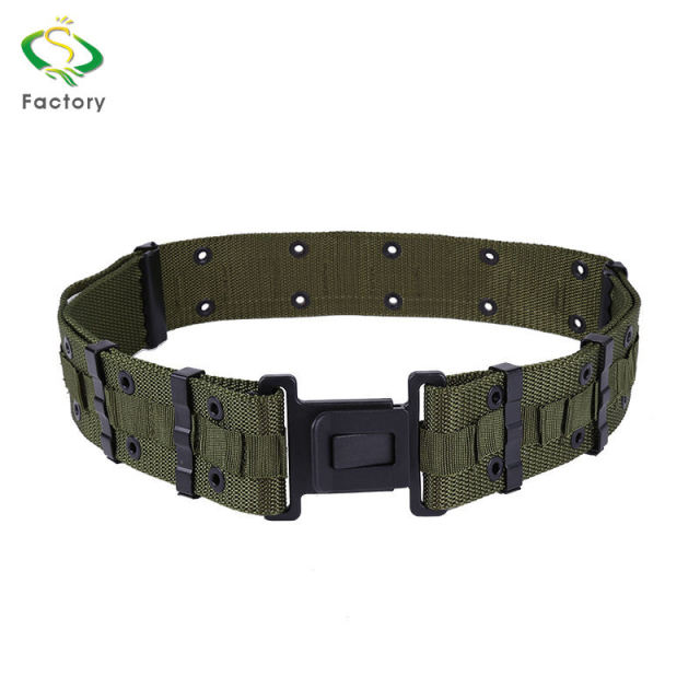 Custom Design Outdoor Heavy Duty Molle Military Tactical Belt - Marine Corps Quick Release Nylon Belts