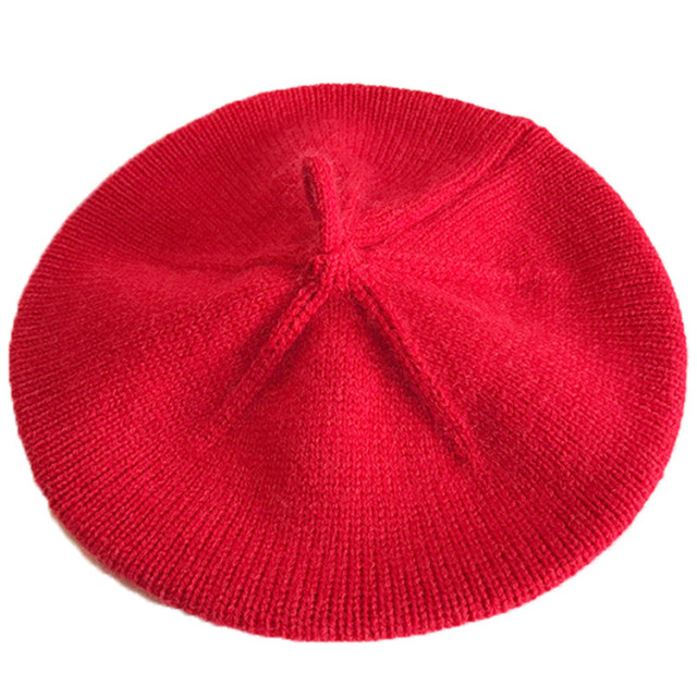 Classic Fashion Beret Hat For Kids - French Wool Beret Caps For Girls