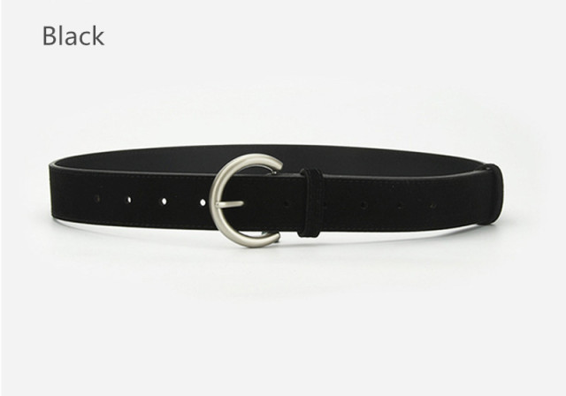 Factory Wholesale Ladies Cowhide Leather Belt - Casual Suede Belt For Dress Jeans