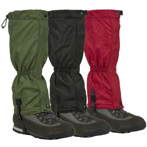 Waterproof ULY- Coating Walking Gaiters , Black