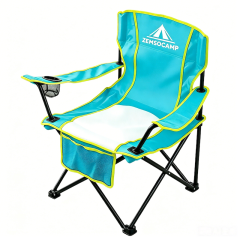 MSOD-9206 Camping Chair Portable Outdoor Chair with Side Pocket for Camping, Fishing, Beach