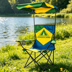 MSOD-9203 Portable Camping Chair with Canopy - Folding Chair with Canopy， Canopy Chair for Camping, Fishing, Beach