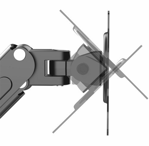 UDT20-C024 Gas spring monitor desk mount