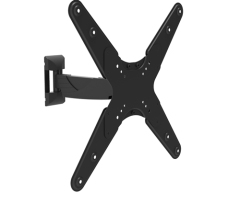UPA39-441 Elegant Slim Full-motion Curved & Flat Panel TV Wall Mount For most 26"-55" curved & flat panel TVs