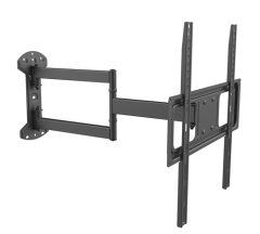 UPA52-443WL Elegant Slim Full-motion Curved & Flat Panel TV Wall Mount For most 26"-55" curved & flat panel TVs