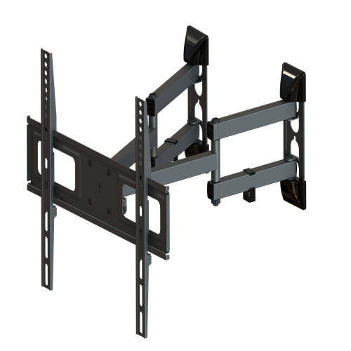 UPA37-446C Elegant Slim Full-motion Curved & Flat Panel TV Wall Mount For most 26"-55" curved & flat panel TVs