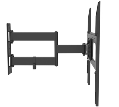 UPA36-443 Standard Solid Articulating Curved & Flat Panel TV Wall Mount For most 26"-55" curved & flat panel TVs