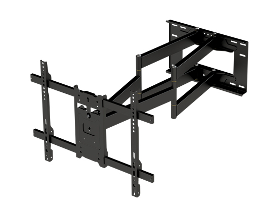 UPA40-466L Standard Solid Articulating Curved &amp; Flat Panel TV Wall Mount For most 37"-70" curved &amp; flat panel TVs