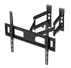 UPA37-466C Elegant Slim Full-motion Curved & Flat Panel TV Wall Mount For most 37"-70" curved & flat panel TVs